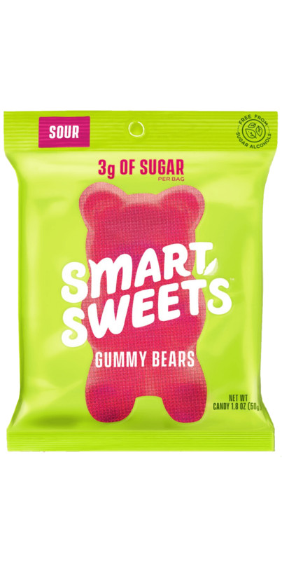 SmartSweets Sour Gummy Bears Pouch | Well.ca