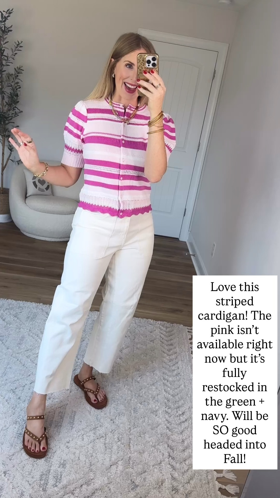 Walmart try on, free assembly, pink striped cardigan

#LTKootd #LTKmomlife