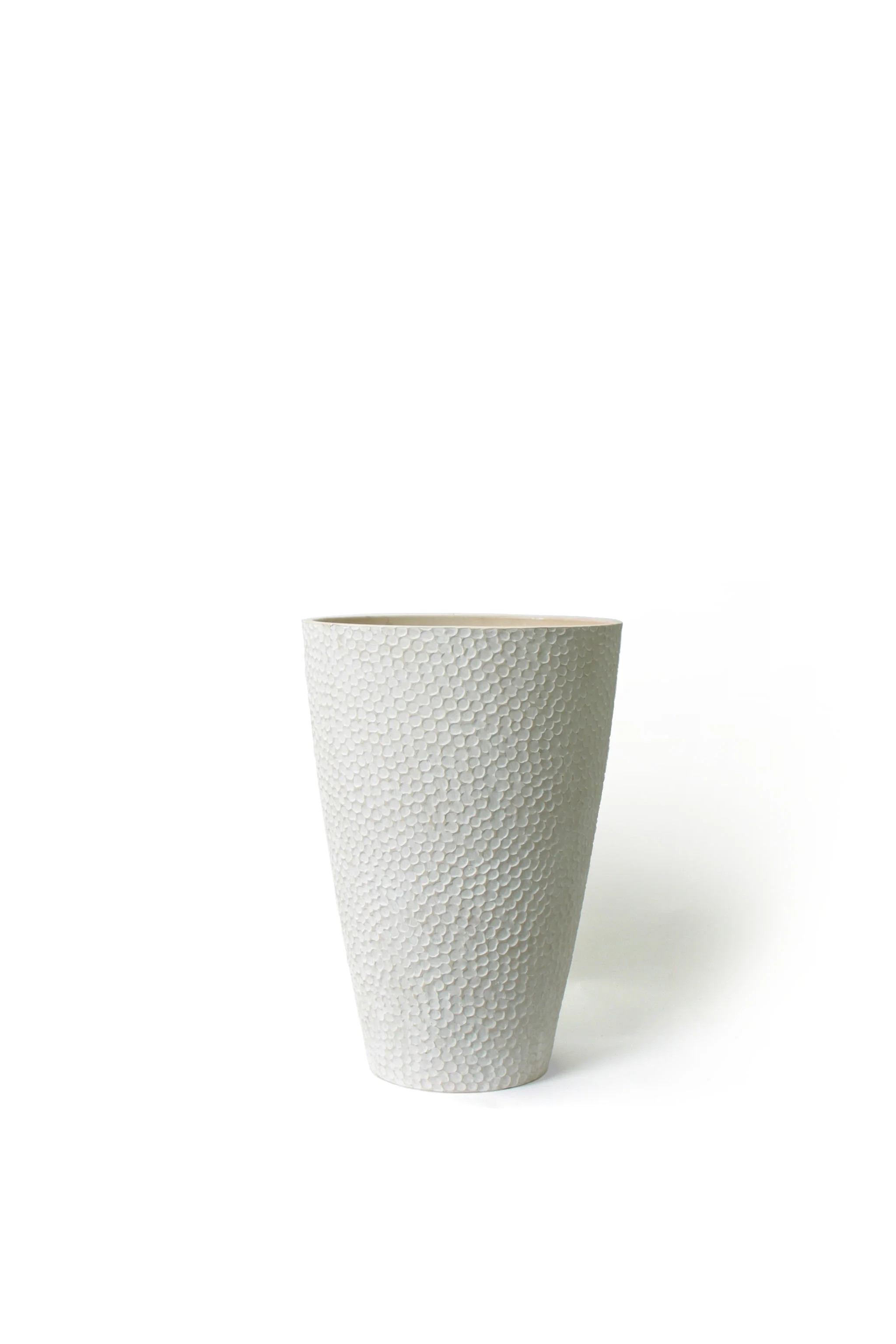 Algreen Valencia Planter, Hammered Texture Planter, 15-In. by 20-In. Height, Weathered White - Wa... | Walmart (US)