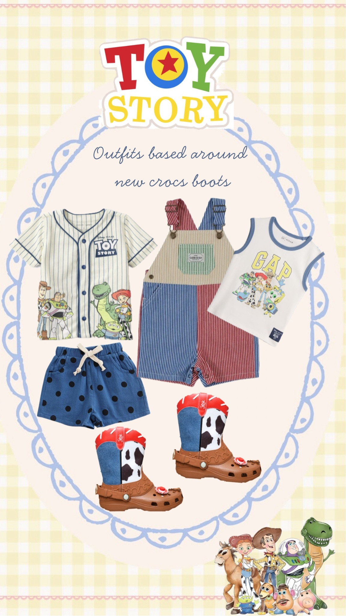 The new Toy Story boot crocs launch June 16th so naturally I had to find a whole outfit for the boys based around the boots. 

#LTKKids #LTKmomlife