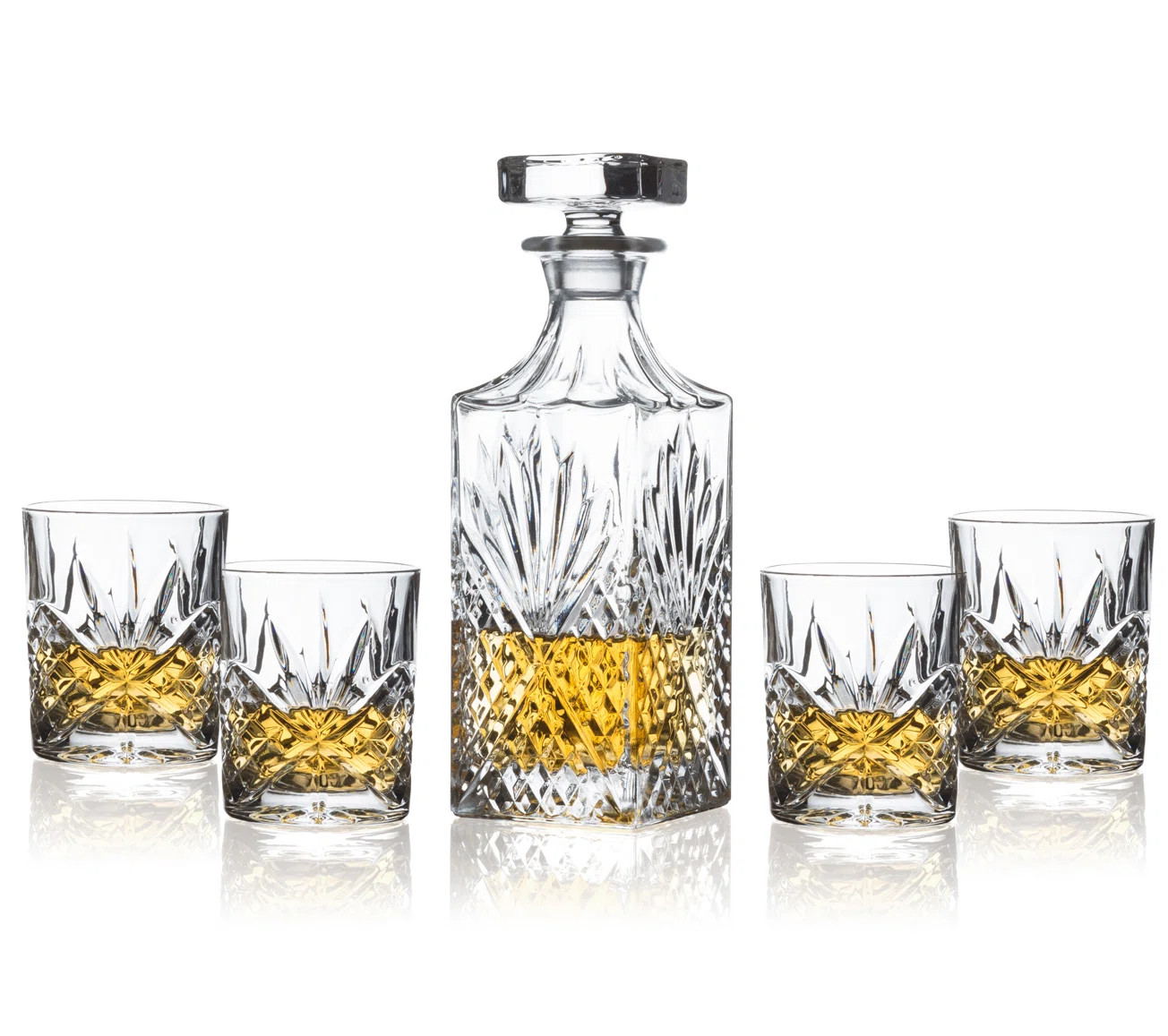 Motes 5 Piece Whiskey Decanter Set | Wayfair North America