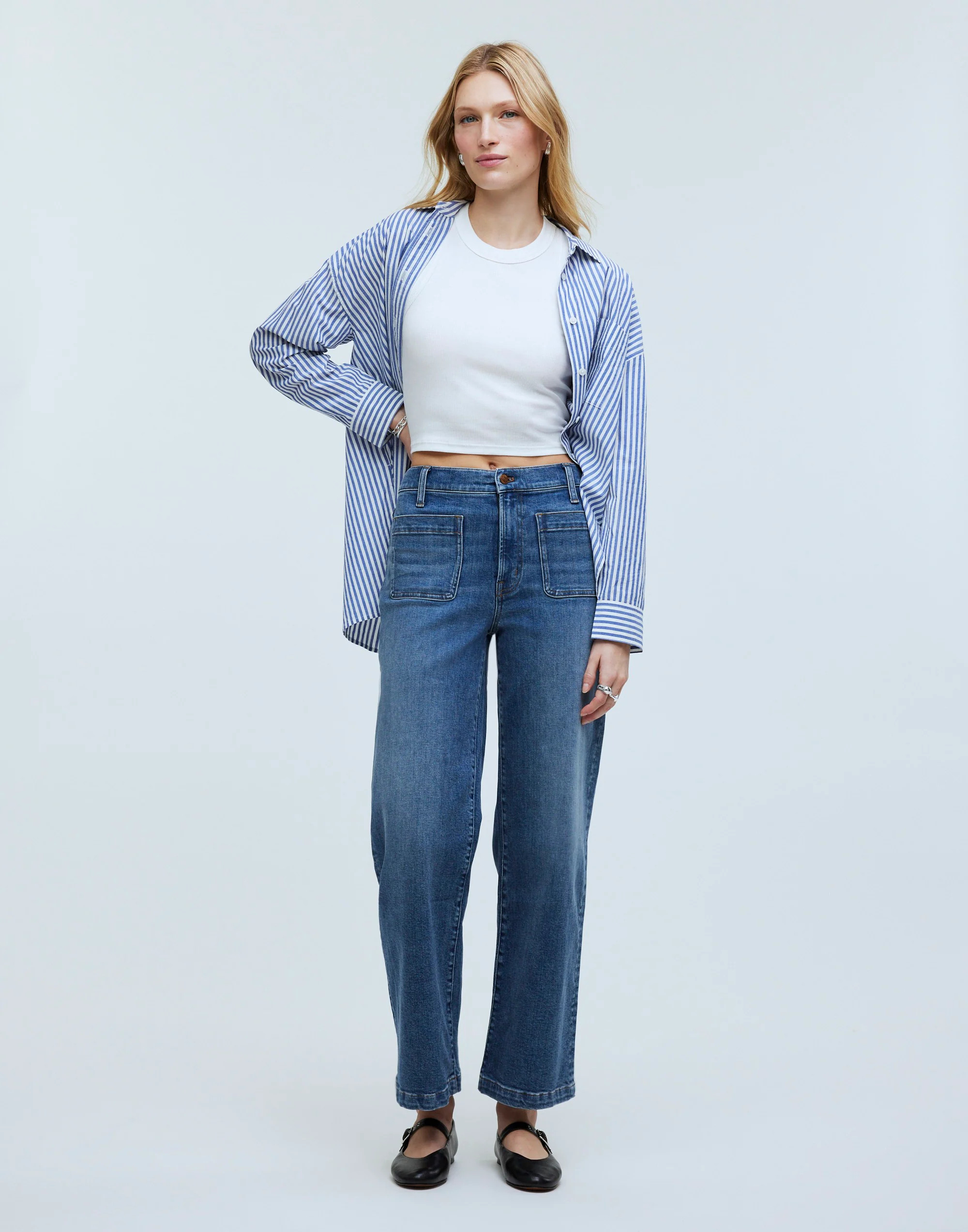 The Perfect Vintage Wide-Leg Crop Jean | Madewell