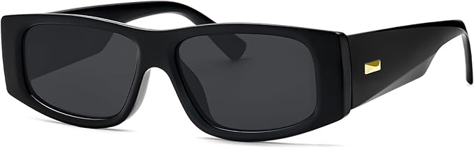 SOJOS Trendy Y2K Polarized Sunglasses for Women Men Luxury Designer Rectangle Sunnies SJ2228 | Amazon (US)