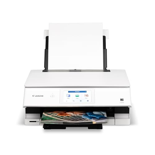 Canon PIXMA TS8820 Wireless Printer, Best for Home Photo Printing, Copy and Scan, White | Amazon (US)
