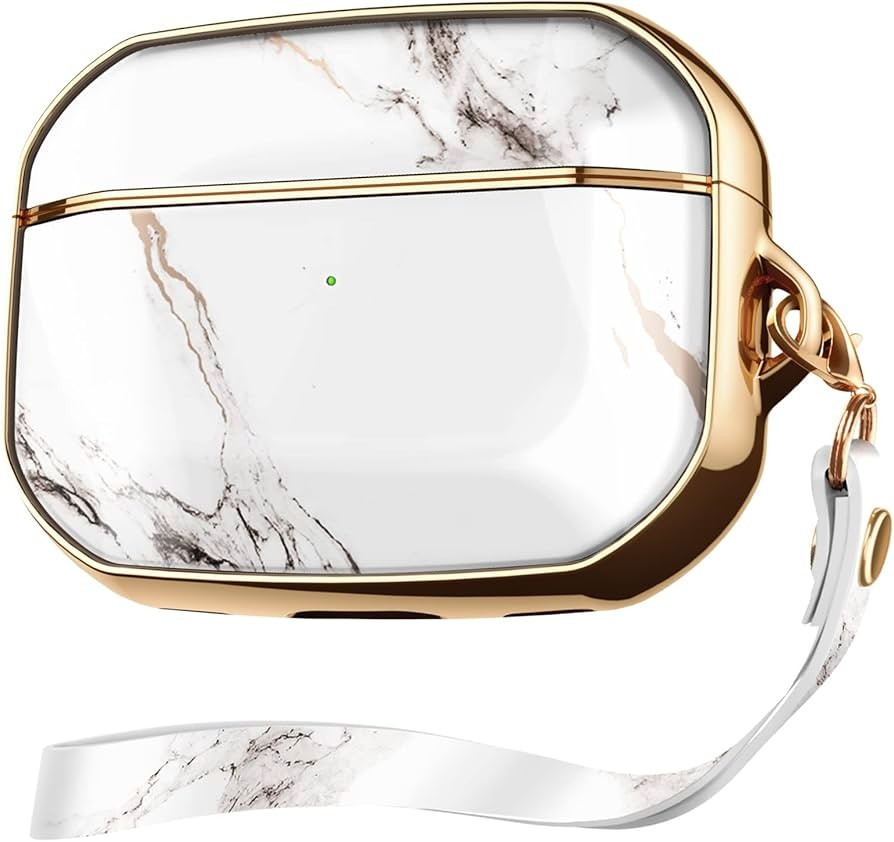 GVIEWIN for AirPods Pro 2 Case & Airpods Pro Case, Marble Full Body Protective Hard Shell Women C... | Amazon (US)