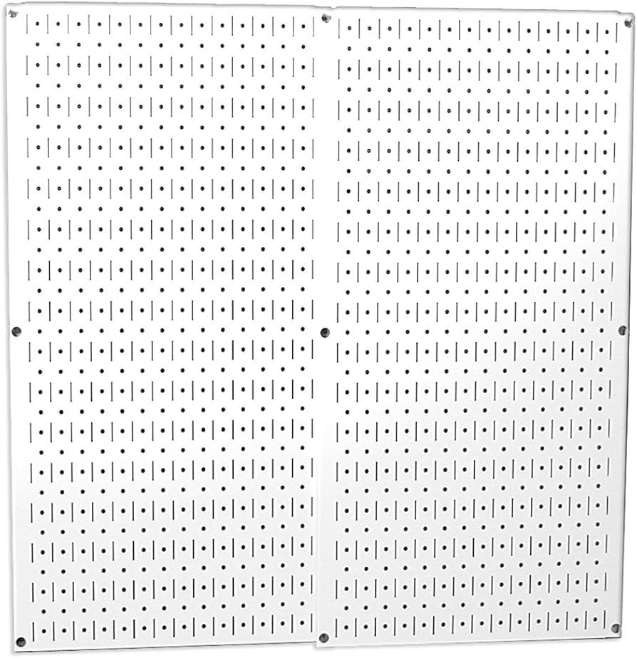 Wall Control 30-P-3232W White Metal Pegboard Pack | Amazon (US)