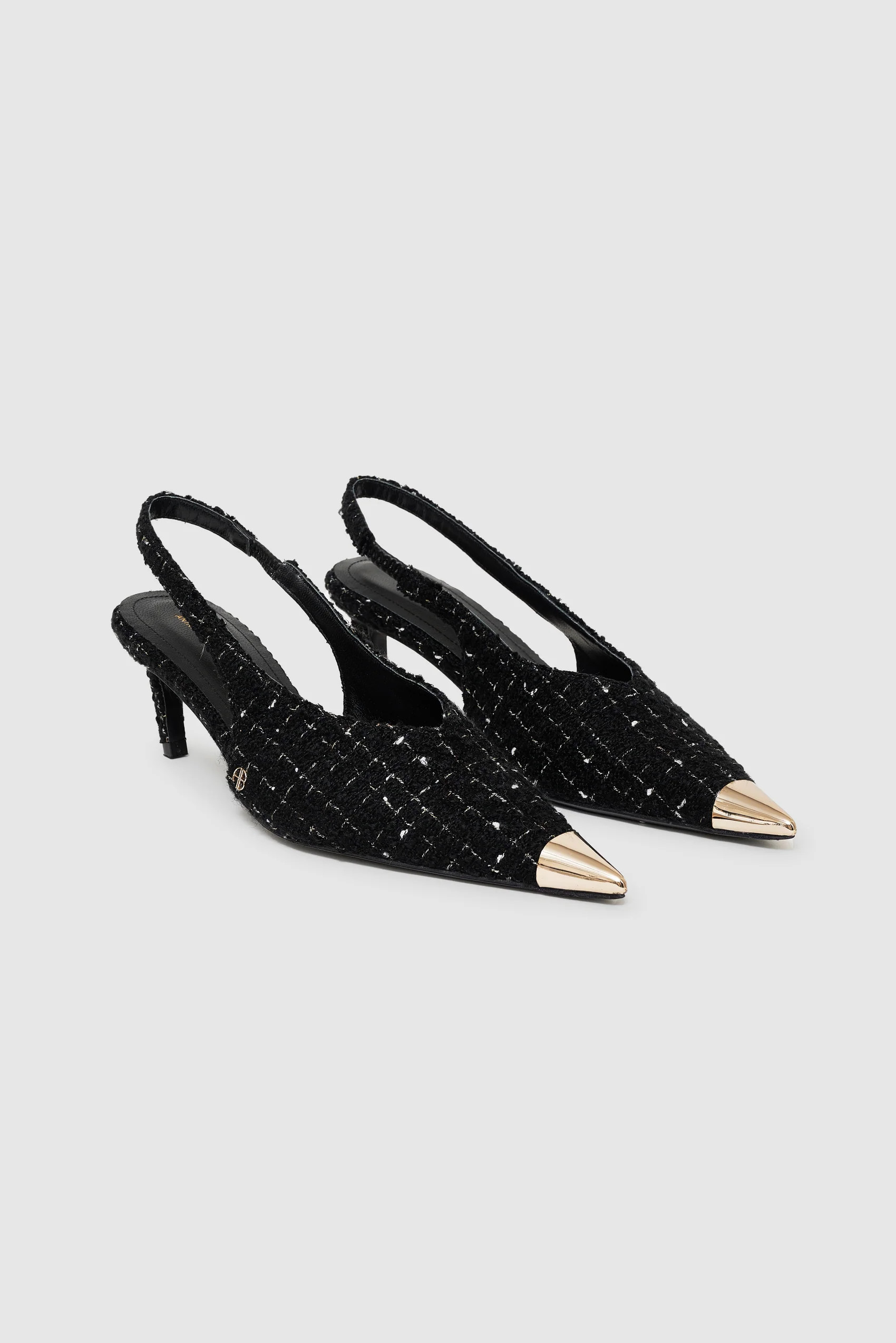 Nina Heels With Metal Toe Cap | Anine Bing