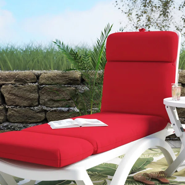 Dovecove 1 - Piece Outdoor Sunbrella® Seat/Back Cushion 22'' W x 72'' D | Wayfair North America