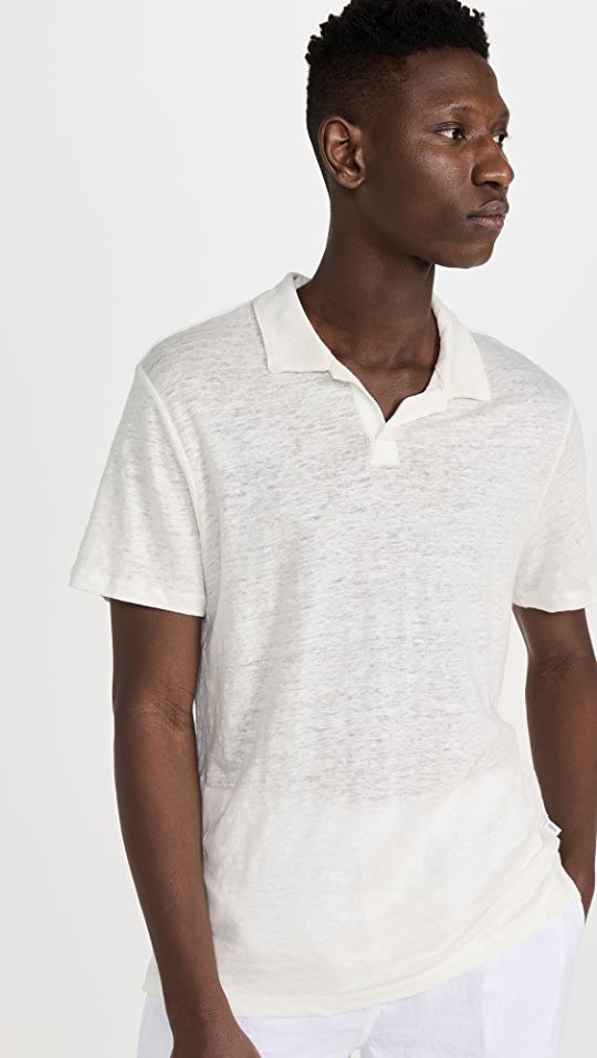 Onia Linen Polo | SHOPBOP | Shopbop