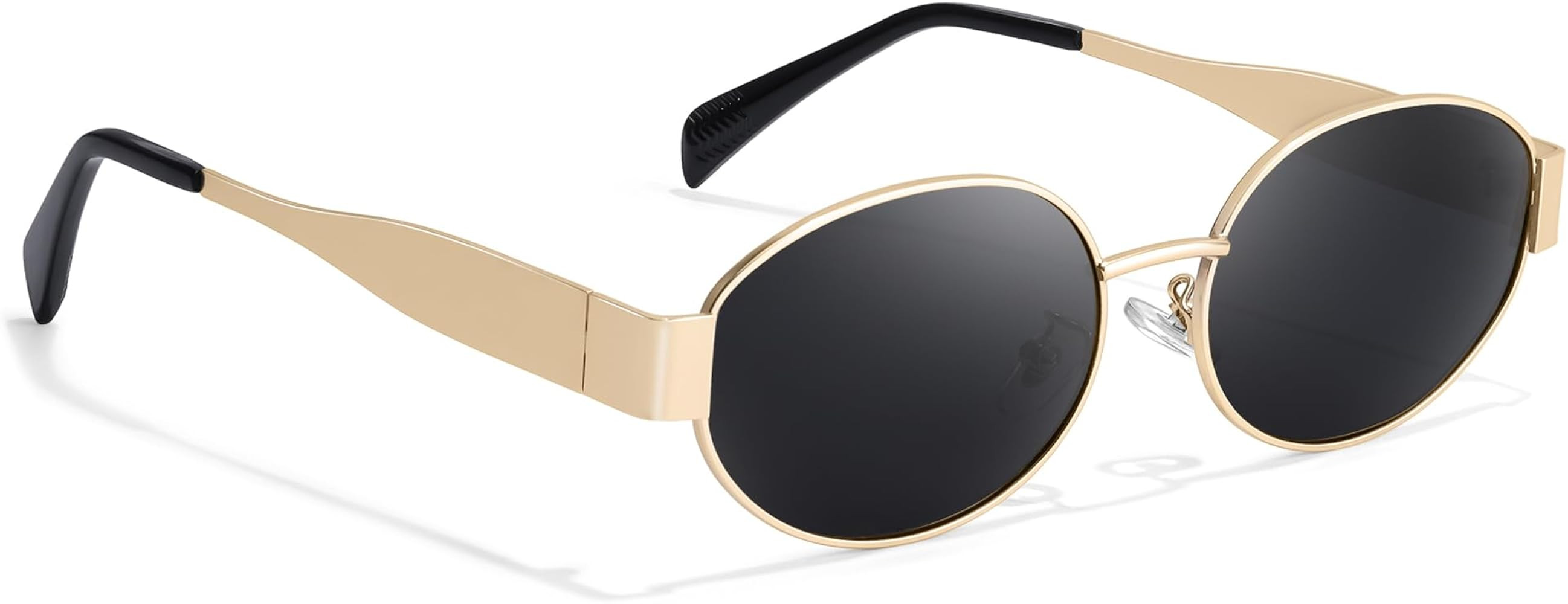 IGNAEF Retro Oval Sunglasses for Women Trendy Designer Sun Glasses Womens Shades Fashion Accessor... | Amazon (CA)