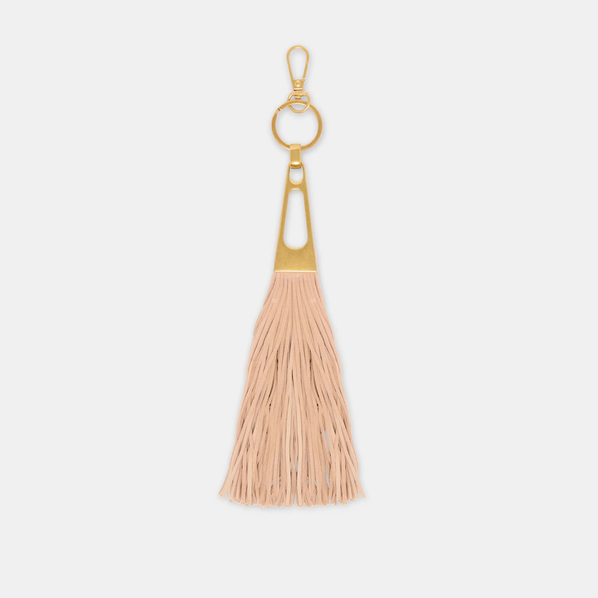 Fringe Tassel Bag Charm Camel | DolceVita.com