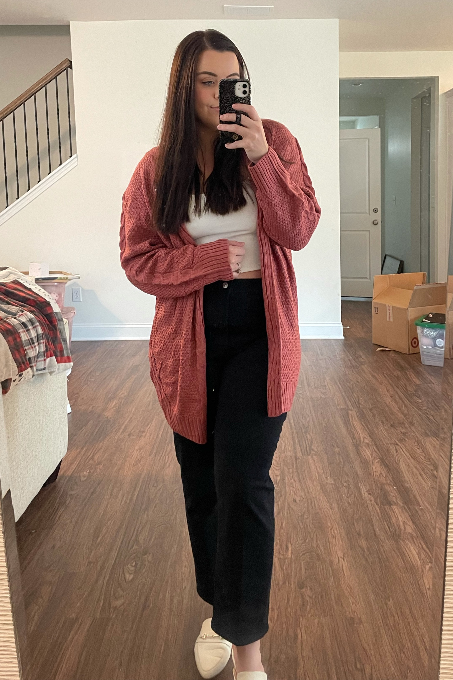 Obsessed with this cardigan! Paired it with black jeans and white mules for an effortless, everyday look! 

Cardigan, sweater, winter outfit, holiday, Christmas, jeans, black denim, mules, loafers 

#LTKfit #LTKsalealert #LTKstyletip