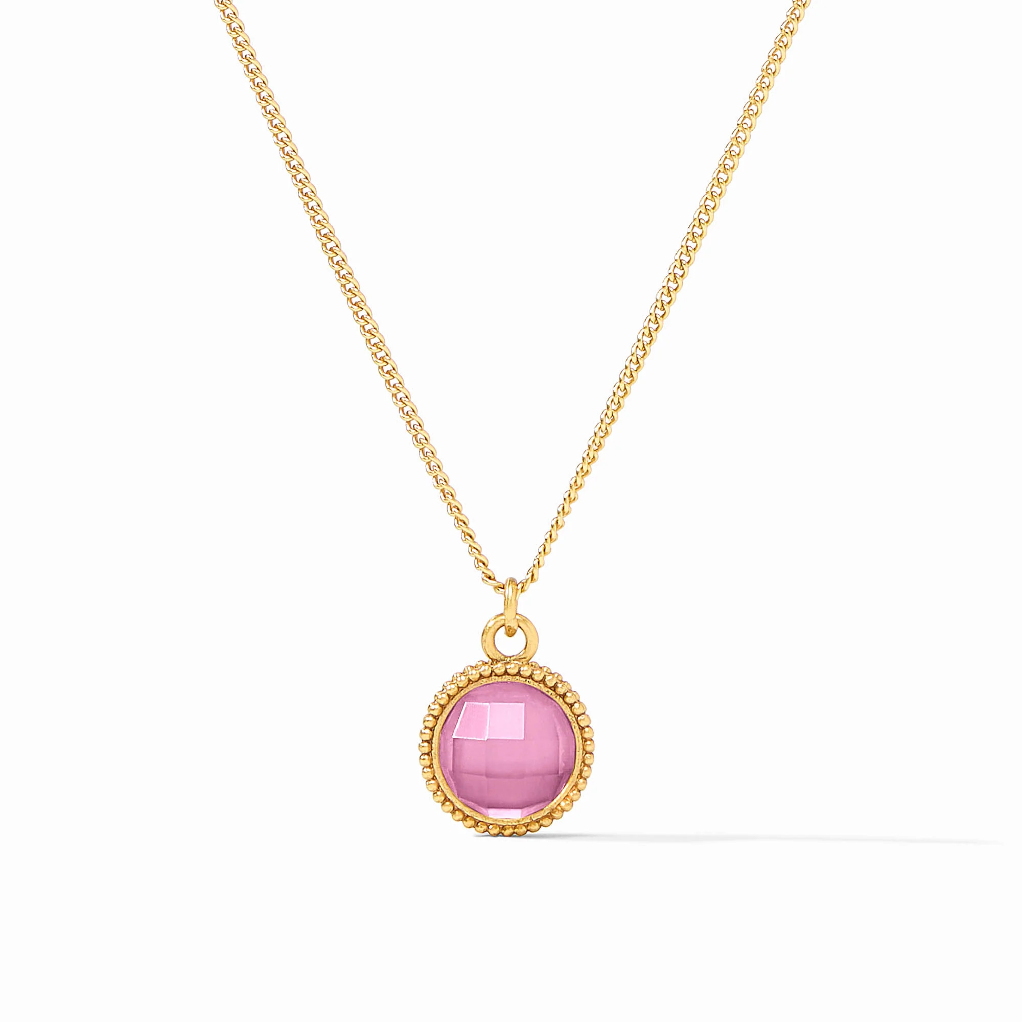 Fleur-de-Lis Gold Solitaire Necklace | Julie Vos | Julie Vos