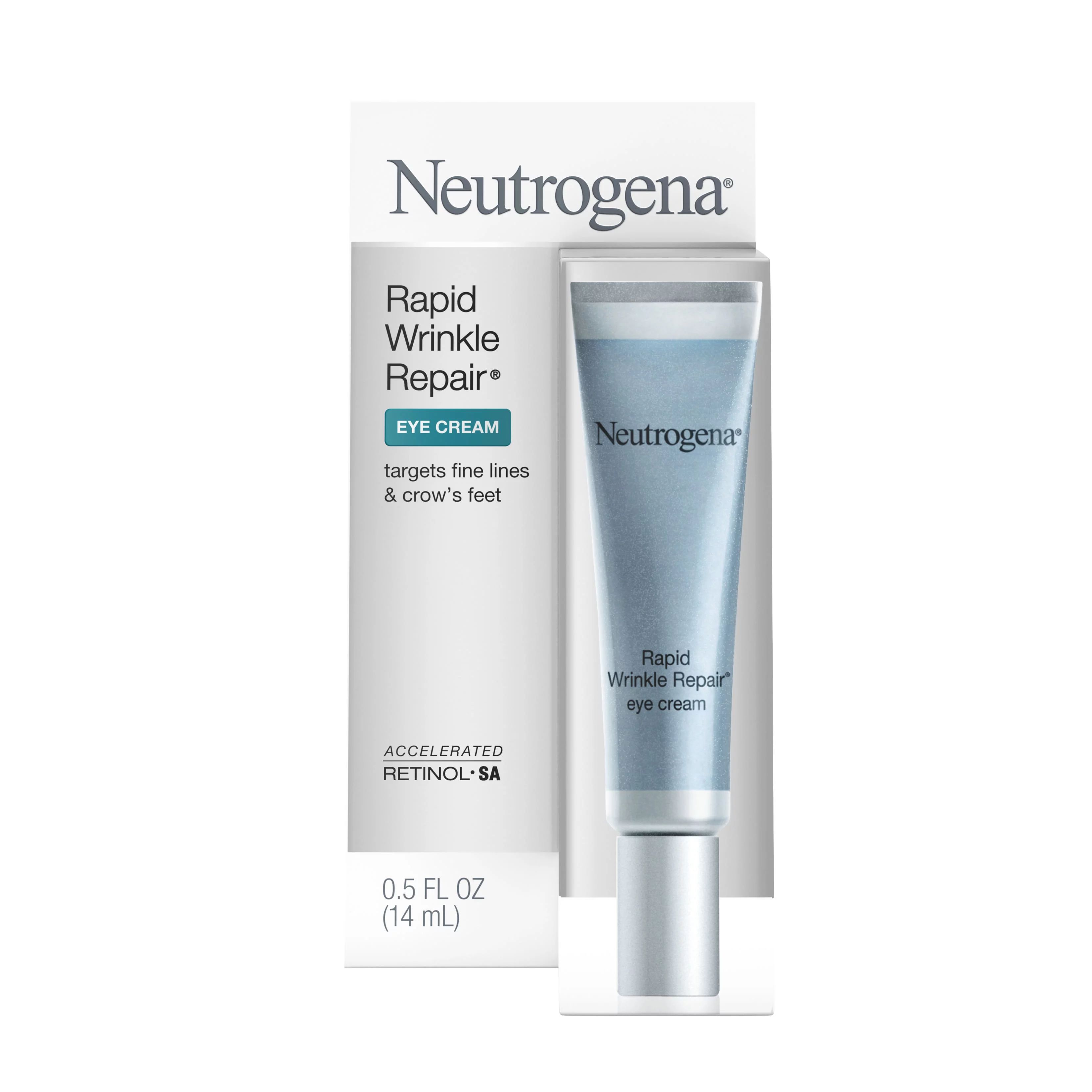 Neutrogena Rapid Wrinkle Repair Anti-Aging Eye Cream for Wrinkles with Hyaluronic Acid, 0.5 fl oz | Walmart (US)