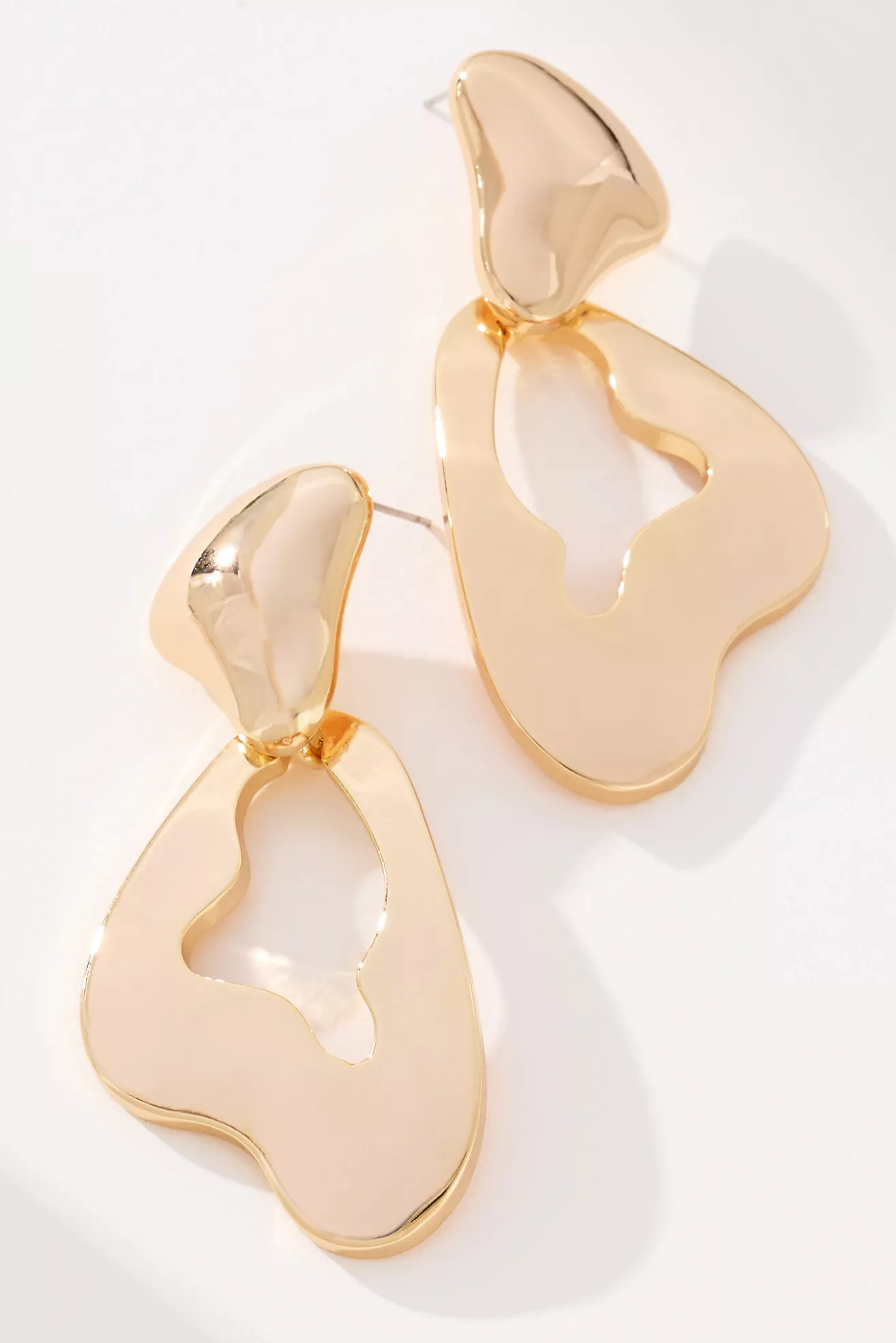 Asymmetric Cutout Earrings | Anthropologie (US)