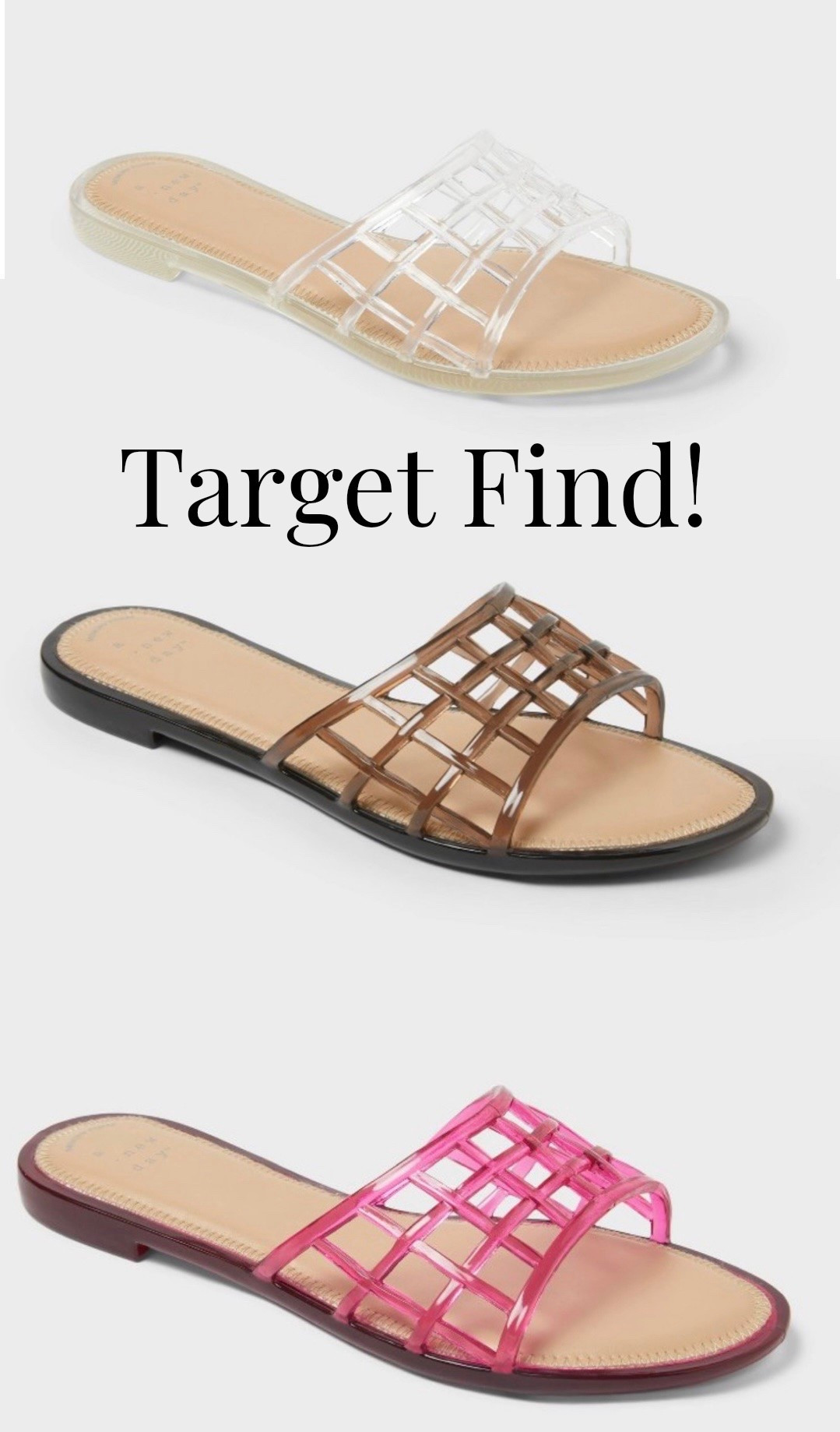 Target jelly sandals on sale under $20!

#LTKSaleAlert #LTKSwim #LTKTravel