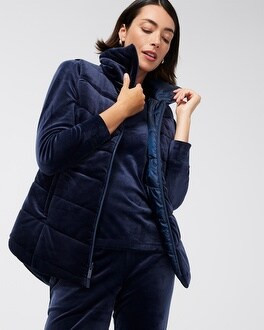 Zenergy Velour Reversible Vest | Chico's