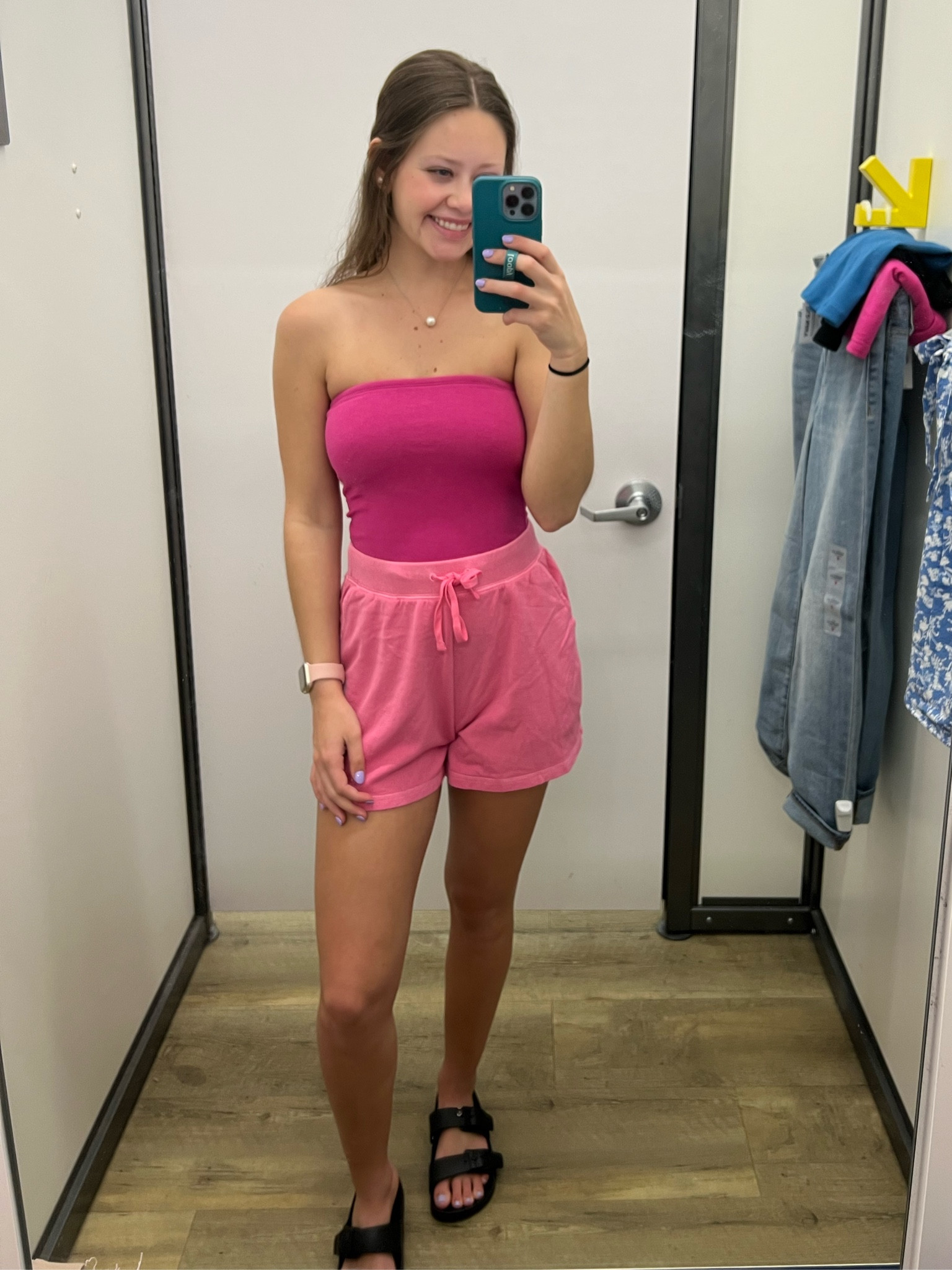 Old Navy summer outfit! I’m wearing a M in the tube top and a S in the bottoms! 

#LTKfit #LTKSeasonal #LTKstyletip