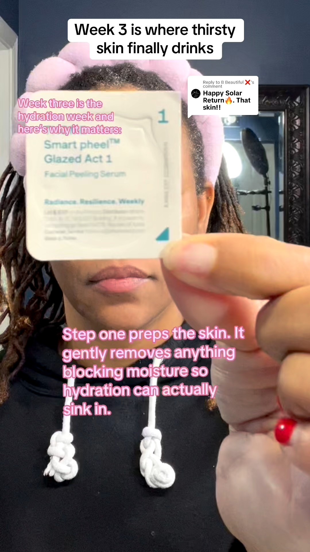 Week 3 is where thirsty skin finally drinks.
This is the hydration step that makes moisture sink in, stay longer, and actually show up on your skin. If your face feels tight, looks flat, or gets dry again by midday, this is the week everything changes. Soft, plump, hydrated glow loading.
#weektwoglow #weekthreeglow #hydratedskin #dehydratedskincare #skincareglowup #athomefacial
#kbeautyskincare #plumpskin #skinbarrierrepair #selfcareglow

#LTKgrwm #LTKOver40 #LTKmomlife