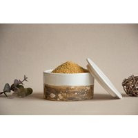 Salt Cellar Or Sugar Bowl With Lid Handmade | Etsy (US)