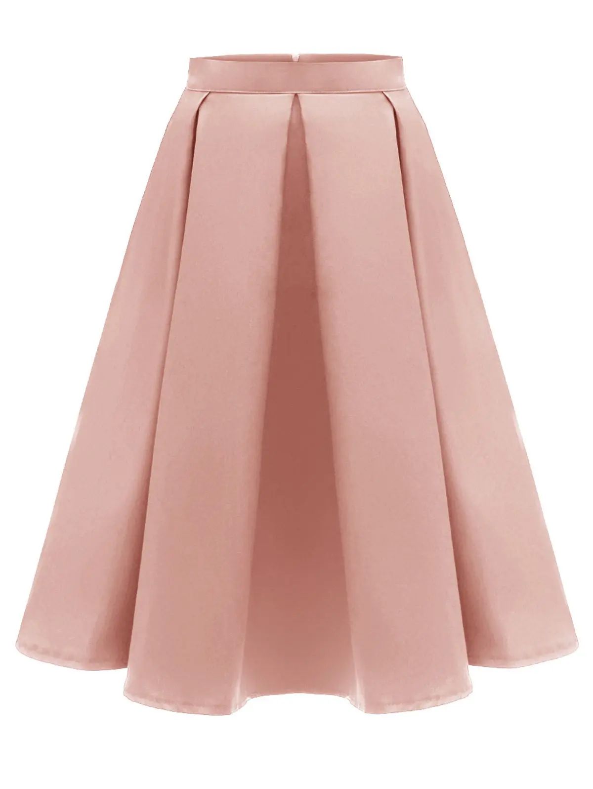 Pure Color A Line Skirt | Rosegal US