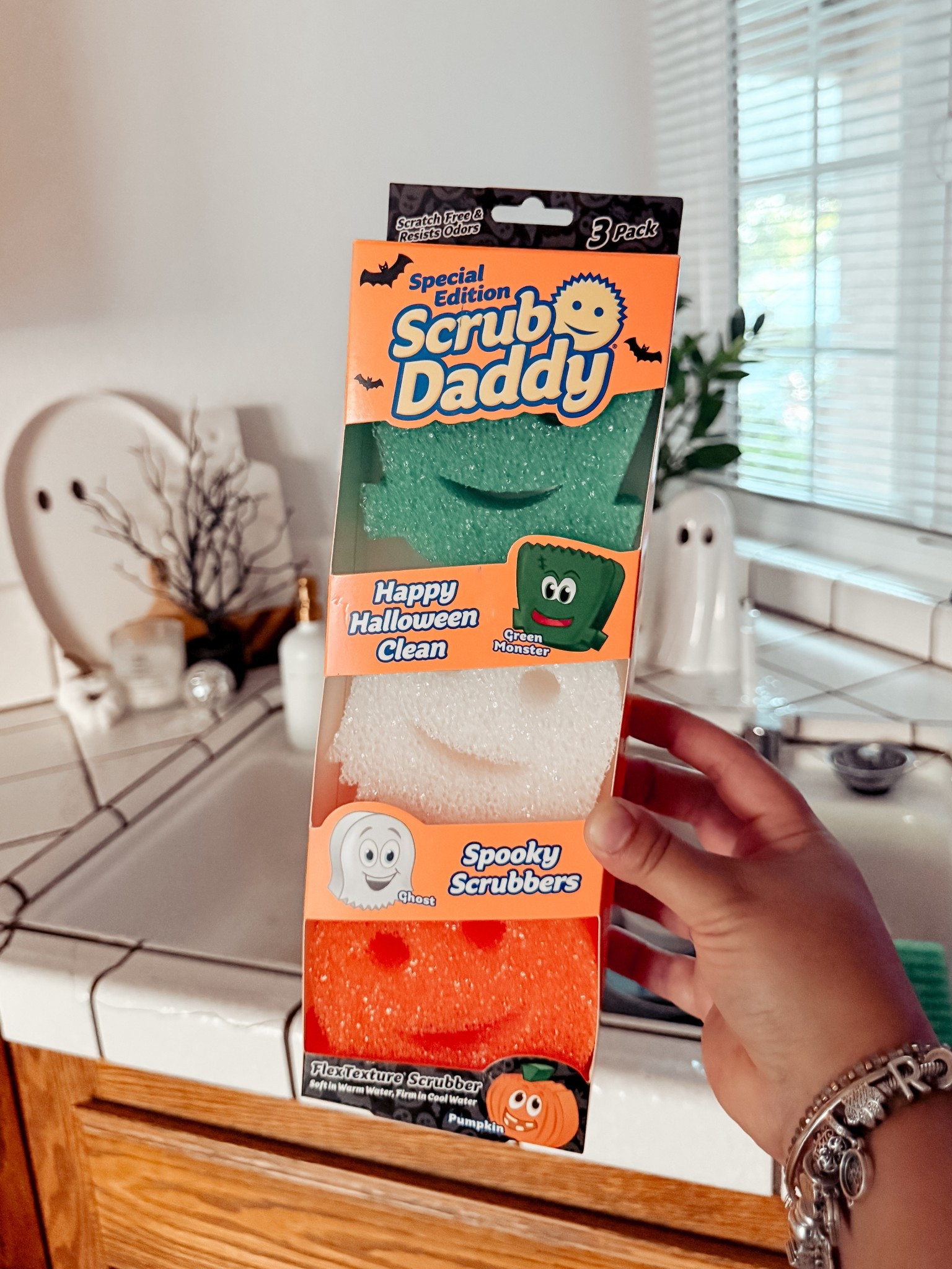 { halloween scrub daddy sponges ❥

• Scrub Daddy Special Edition Halloween Spooky Scrubbers 

Halloween at Walmart } 

#LTKSeasonal #LTKHome #LTKFindsUnder50