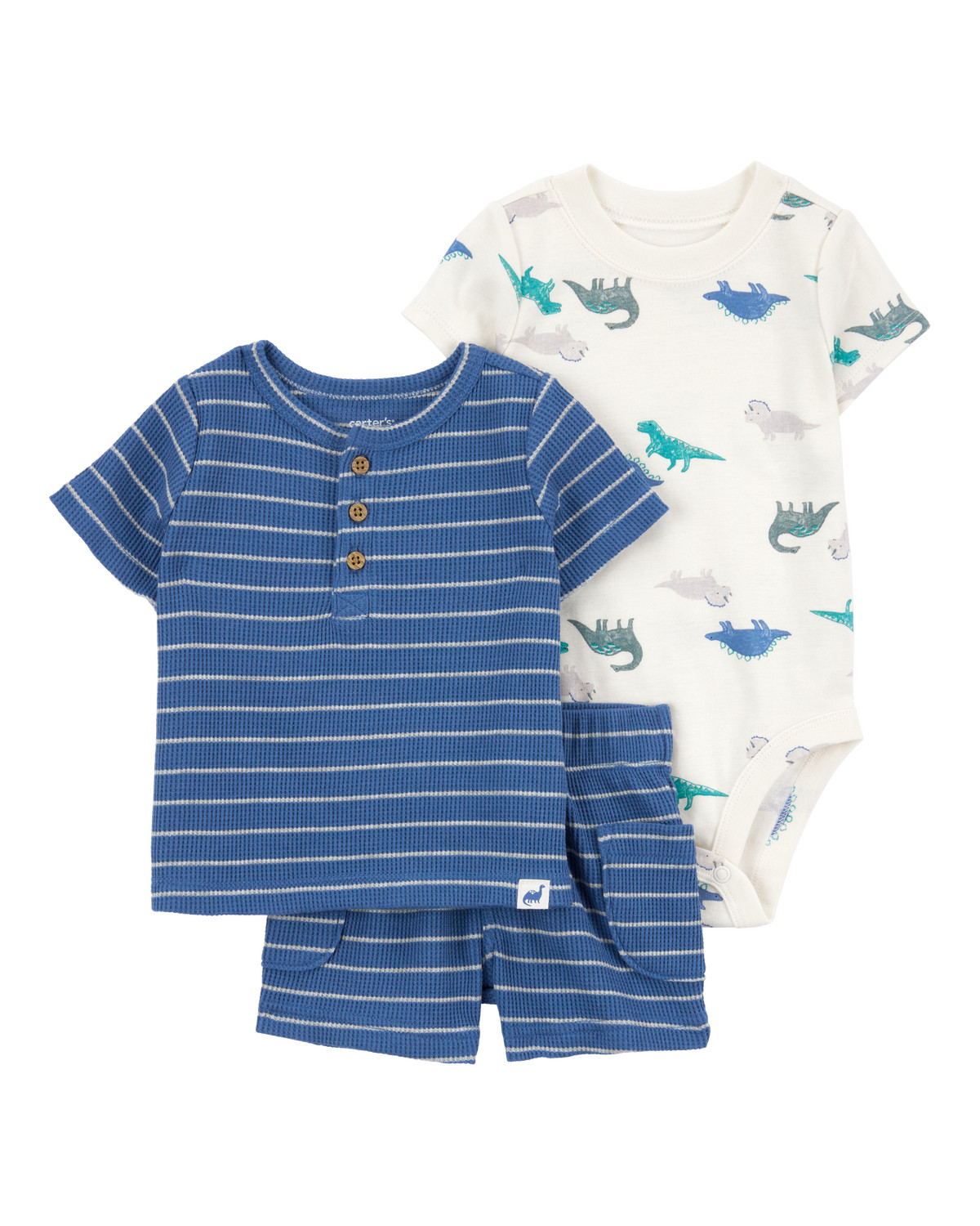 Baby 3-Piece Dinosaur Outfit Set - Blue - Carter's | Carter's | Carter's Inc