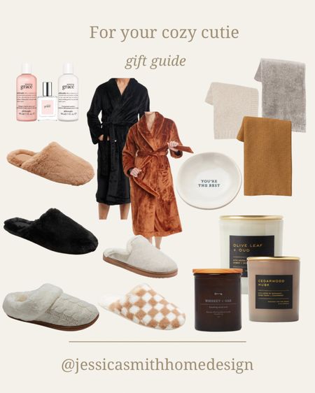 These gifts scream self-care and all things cozy. I love getting surprise throw blankets that fit my homes color scheme. And robes with slippers to match?? Swoooon  

#LTKGiftGuide #LTKHoliday #LTKHolidaySale