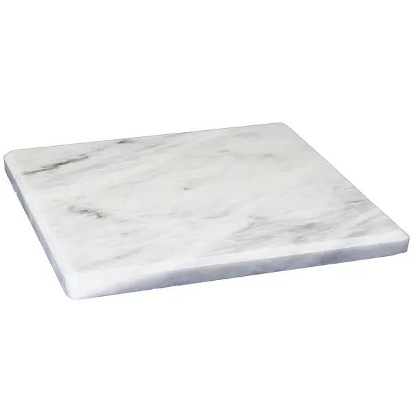 Natural Geo Decorative White Square Marble Kitchen Cutting Board | Bed Bath & Beyond