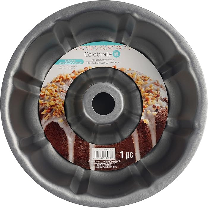 Wilton Gold Non-Stick Fluted Tube Cake Pan, Made Without PFAS, 9.49 in | Amazon (US)