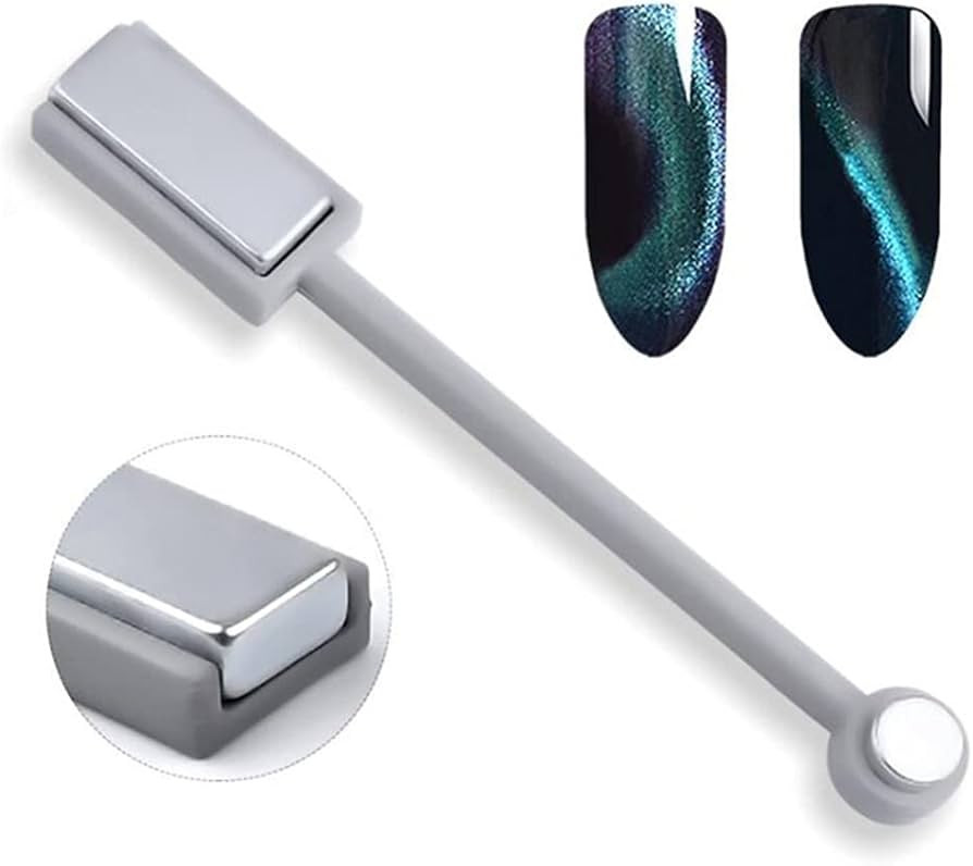 Frcolor Double-head Magic Magnet Stick For 3D Magnetic Cat Eye Gel Nail Polish Nail Art Manicure ... | Amazon (US)
