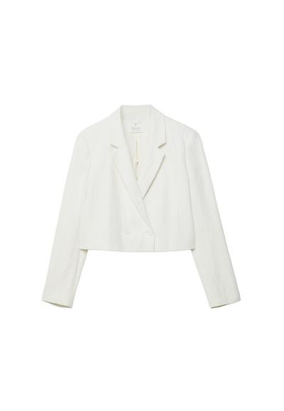 Cropped blazer with back ties | Stradivarius (UK)