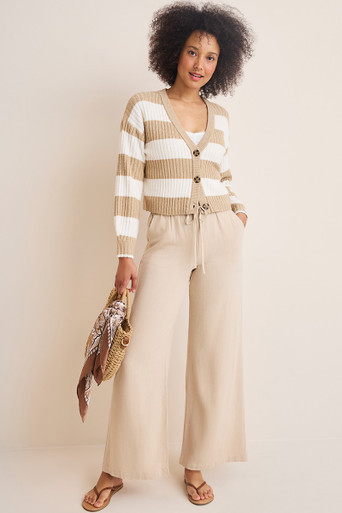 Amanda Striped Button Down Cardigan | Francesca's