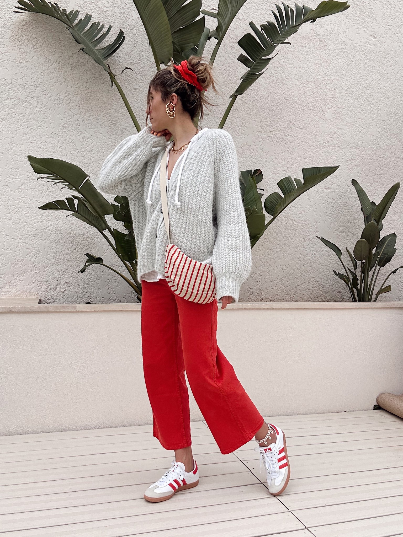 jean : 38
gilet : XL
Baskets : pointure habituelle 

#sezane #sezanelovers

#LTKeurope #LTKfamily #LTKfrance