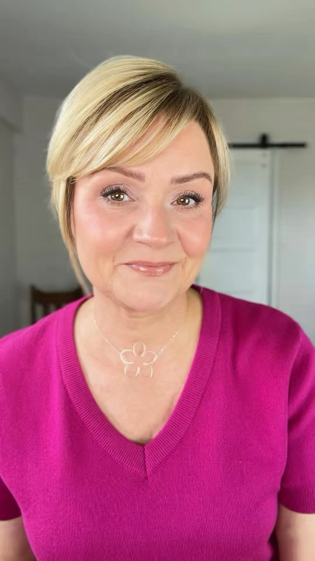 Hydrating Mature Skin makeup base 
Foundation shade 2.5
Under Eye Brightener in light nude 
Concealer in shade 90

#LTKOver40 #LTKBeauty