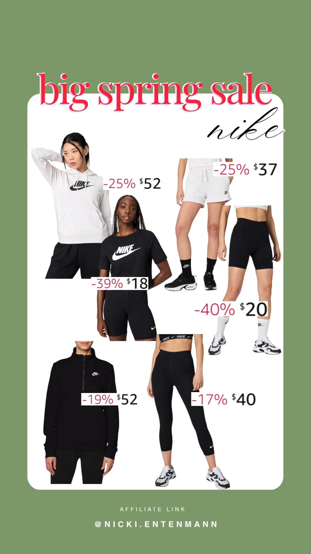 Spring into style with these awesome Nike deals! From bike shorts to sweatshirts, these items are perfect for your next workout. 
#SpringSale #Nike #ActiveWear #AmazonFinds 

 #LTKootd #LTKActive #LTKSaleAlert