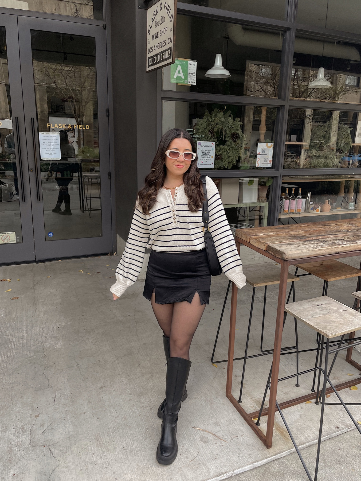 striped sweater outfit 🖤 #stripedsweater #winteroutfit #sezane #jwpeipurse #winterootd #ootd

#LTKitbag #LTKshoecrush #LTKSeasonal