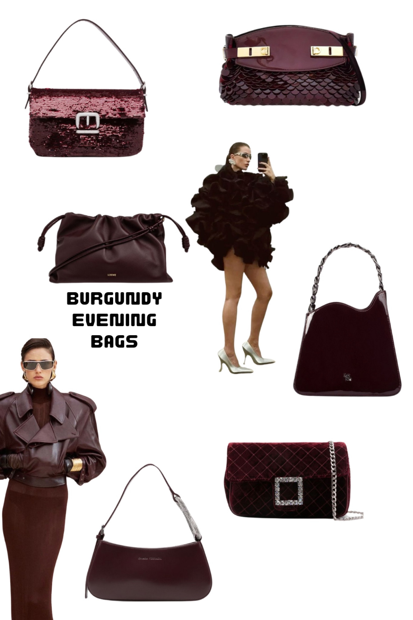 Burgundy evening bags for Autumn 🖤

Party season is upon us or perhaps you need a cute bag for date night. Look no further than these fun evening bag options in the colour of the season, Burgundy 🍷 

Think sequin clutch bags and embellished shoulder bags..  

#LTKbag #LTKluxury #LTKautumn