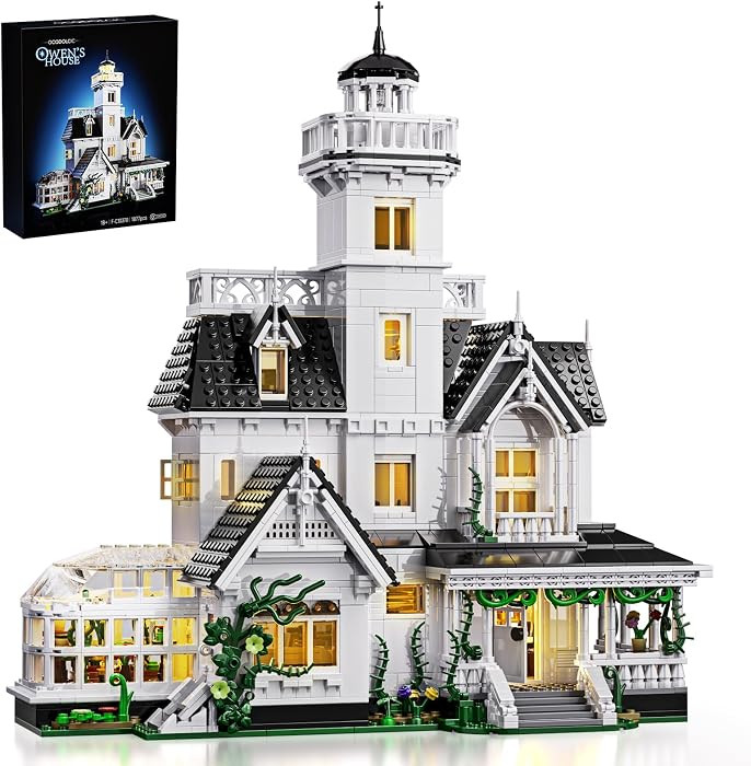 Magic House Building Set with LED Light, Owens House Blocks Toy | Amazon (US)