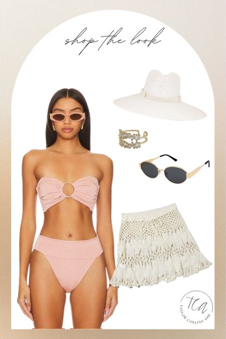 My full beach look. Skirt & sunnies are Amazon & swimsuit + hat are revolve! 

#LTKSeasonal #LTKswim #LTKtravel