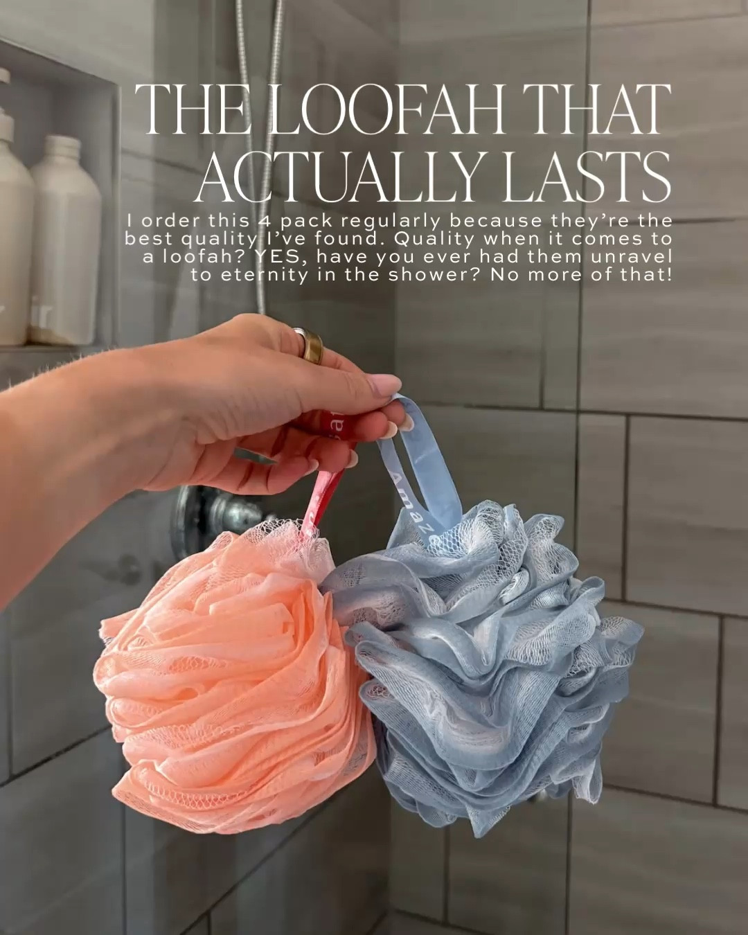 The best loofah that actually lasts. You need to add one to your next everything shower! 

Amazon beauty, amazon bath, bath and body

#LTKBeauty