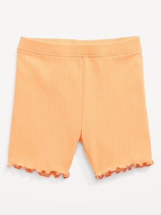 Rib-Knit Biker Shorts for Toddler Girls | Old Navy (US)