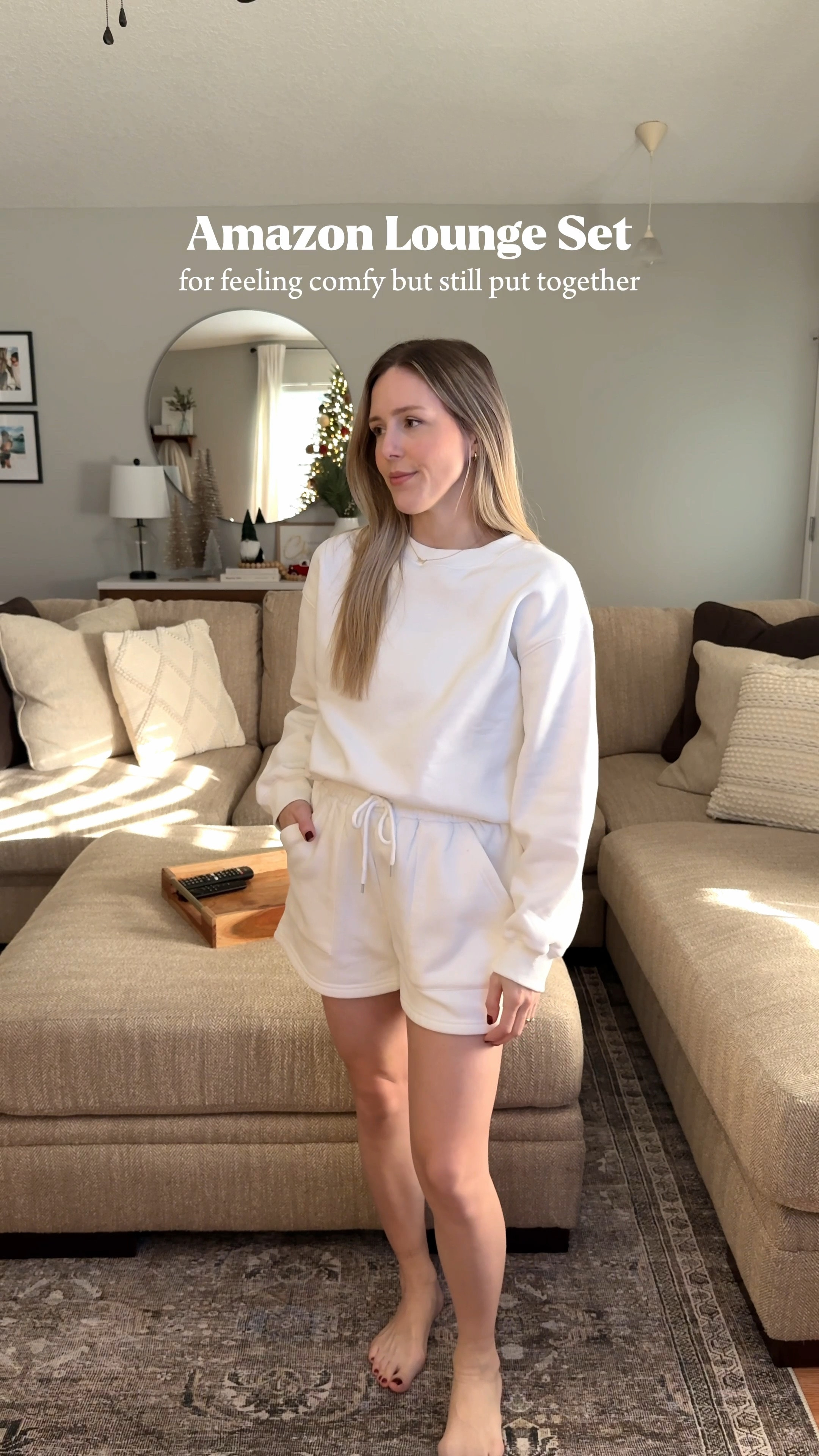 Still in my post partum comfy Amazon lounge set era. This helps me feel a little more put together while taking care of baby girl. I’m wearing a size S. 

#LTKFindsUnder50 #LTKStyleTip