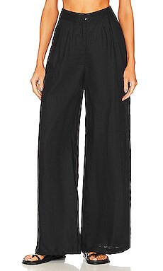 FAITHFULL THE BRAND Circa Pants in Black from Revolve.com | Revolve Clothing (Global)