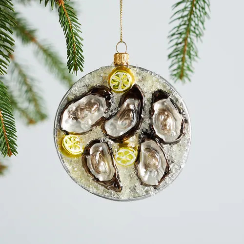 Sur La Table Oyster Platter Ornament, 4" | Sur La Table