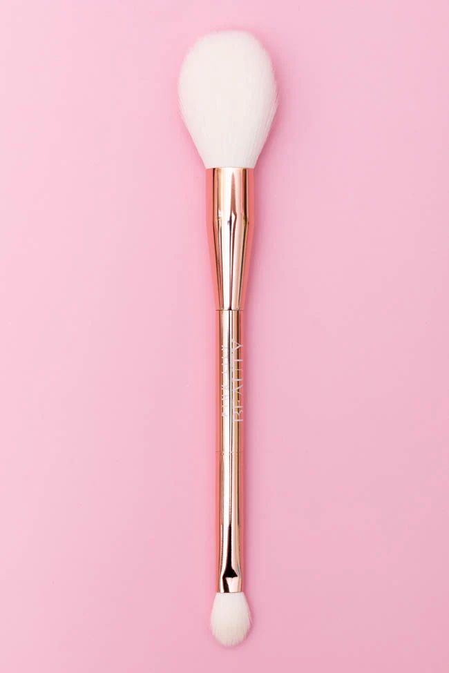 Pink Lily Beauty Blending Babe Dual Face & Eye Brush | Pink Lily