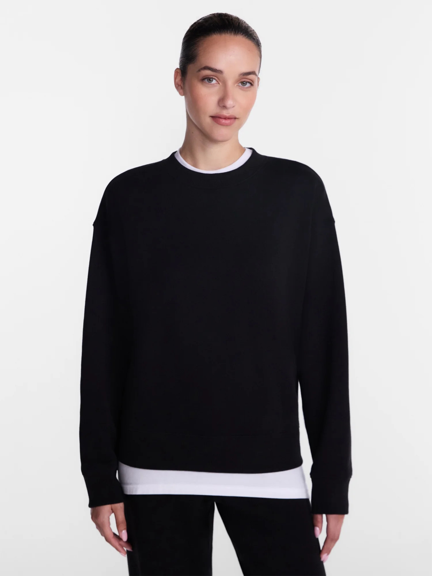Athletic Works Women's Crewneck Fleece Sweatshirt, Sizes XS-XXXL | Walmart (US)