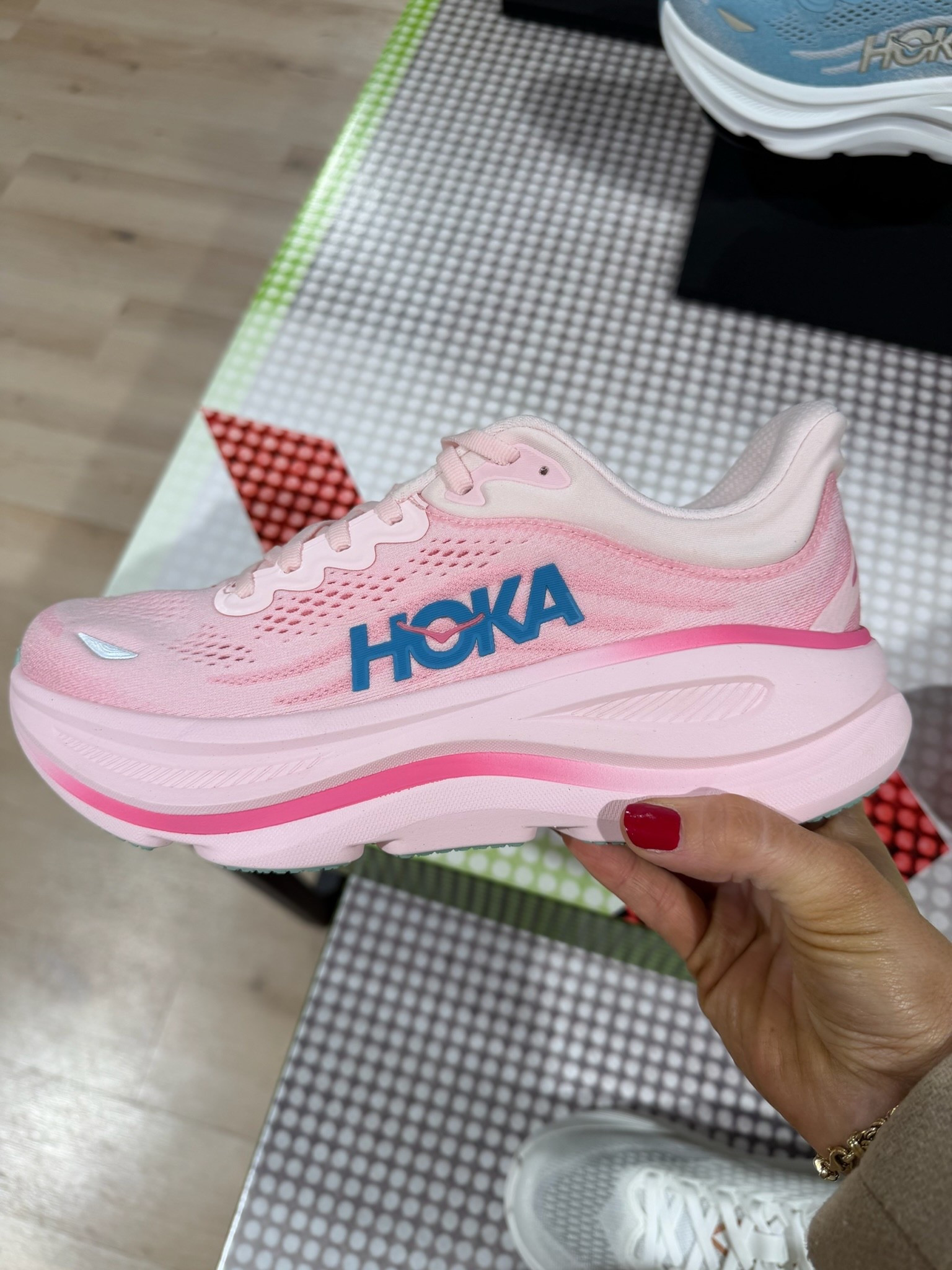 These pink Hoka sneakers are such a fun way to add a pop of color to your everyday outfits. They're super comfortable and perfect for long days on your feet while still looking cute. 

Pink Hoka sneakers, Hoka running shoes, walking sneakers, comfortable shoes, athletic shoes, activewear styles, colorful shoes, pink shoes, SavannahK 

#LTKootd #LTKTravel #LTKActive