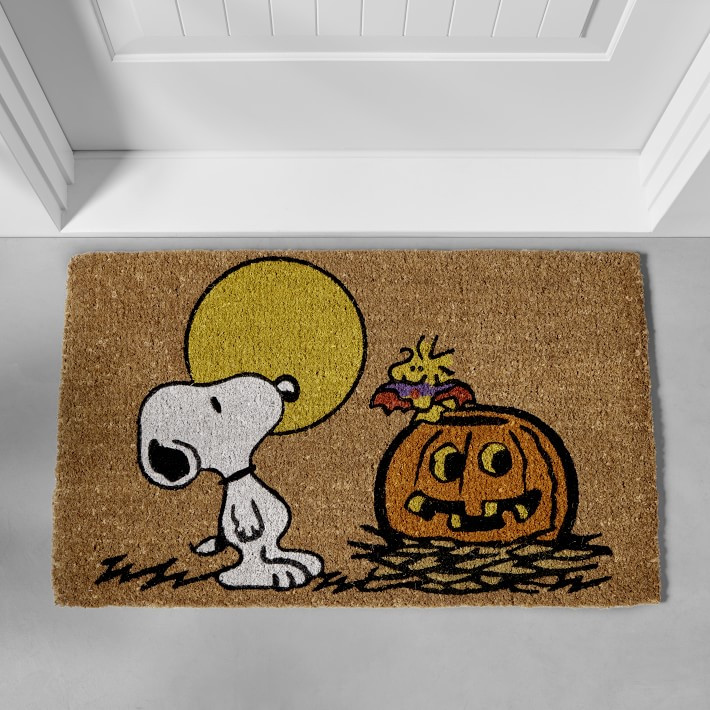 PEANUTS™ Halloween Doormat | Williams-Sonoma