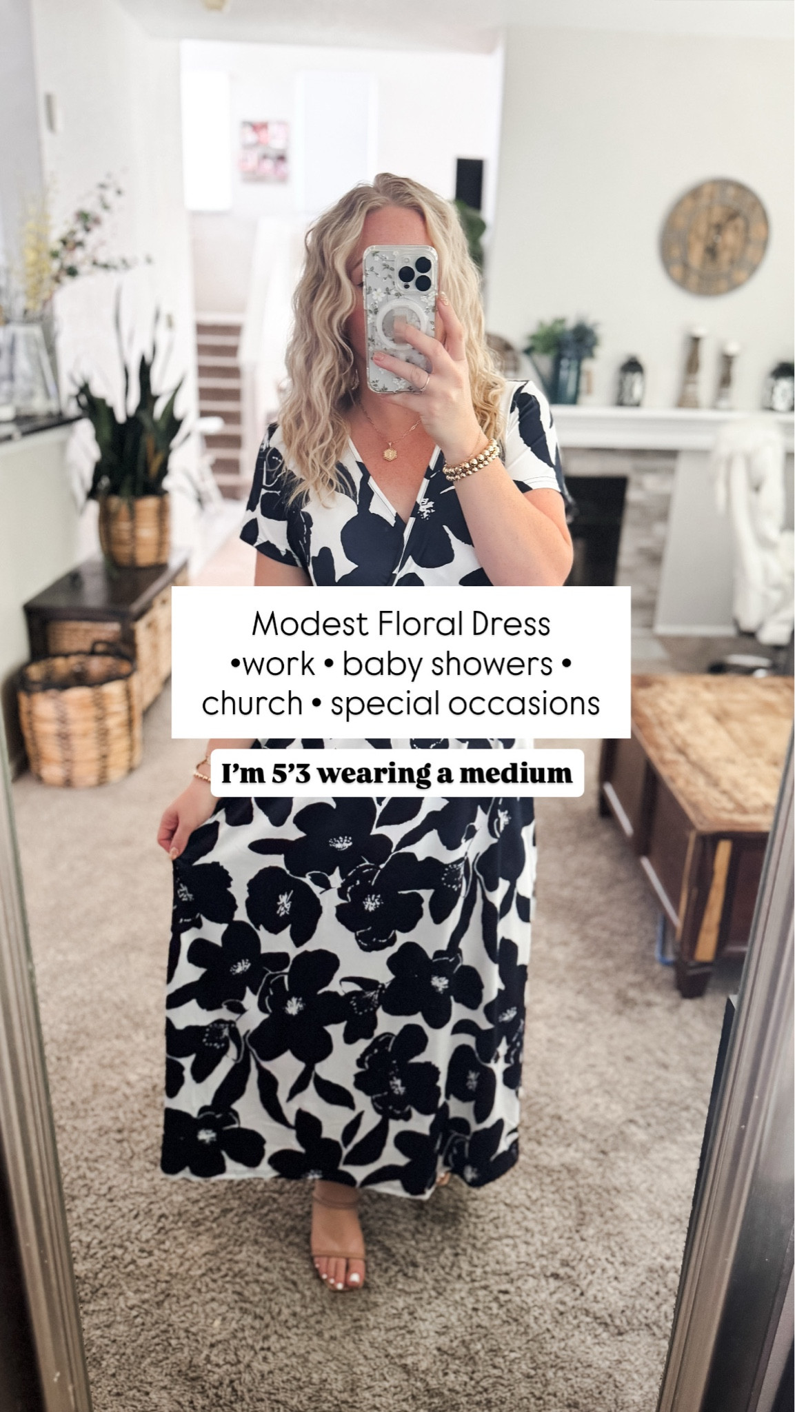 Navy and white modest floral dress from amazon, fits tts





 wedding guest dresses, amazon wedding guest outfit, Amazon dress, summer dress, floral dress, Amazon dresses for summer, summer workwear

#LTKSeasonal #LTKPetite #LTKWorkwear